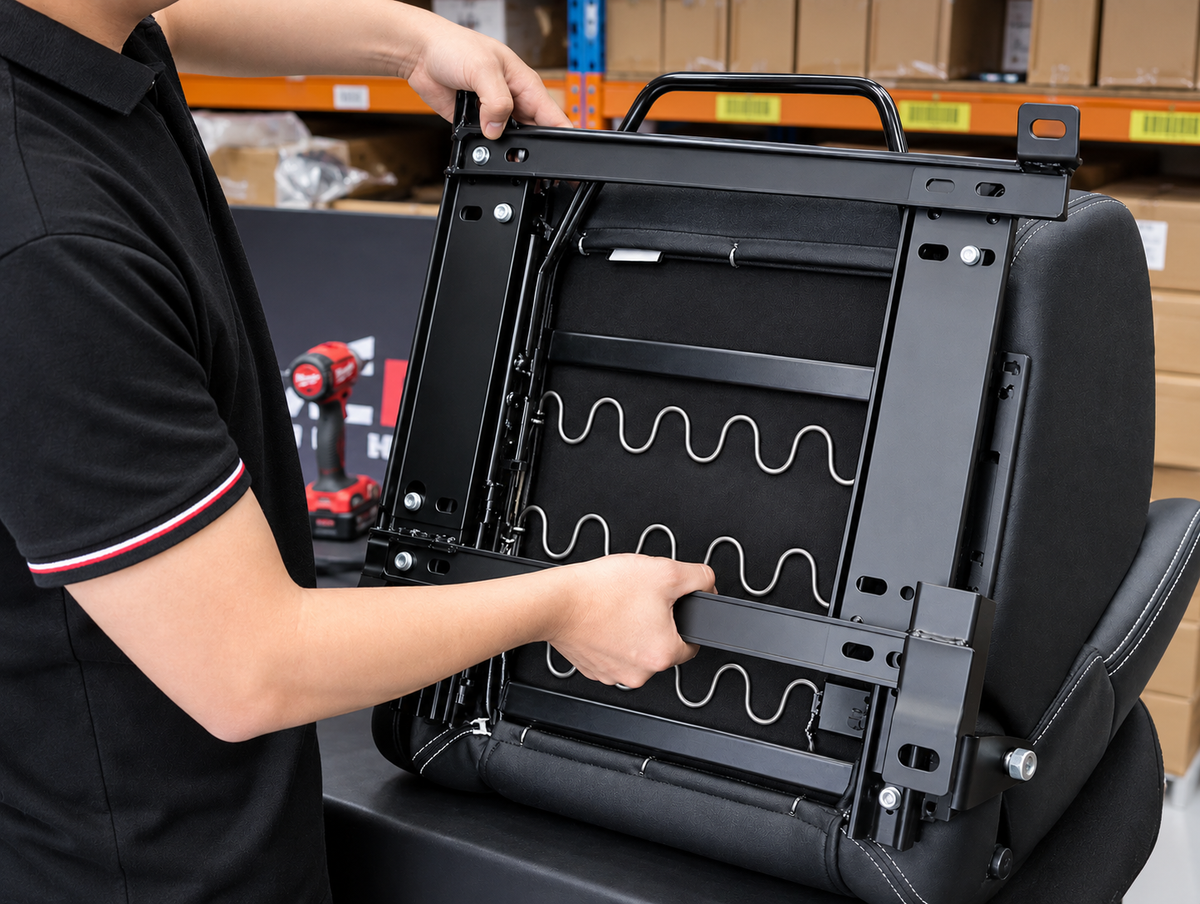 How to Install a Universal Slider to an Aftermarket Seat
