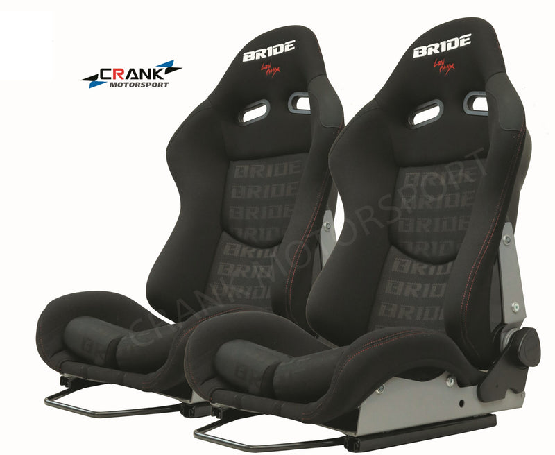 2x Bride Stradia Lowmax L Black Carbon Racing Seats – ADR Approved, AU Stock