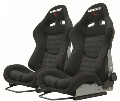 1x Crank Motorsport BRIDE Stradia Fiberglass XL Black Seat – ADR Approved