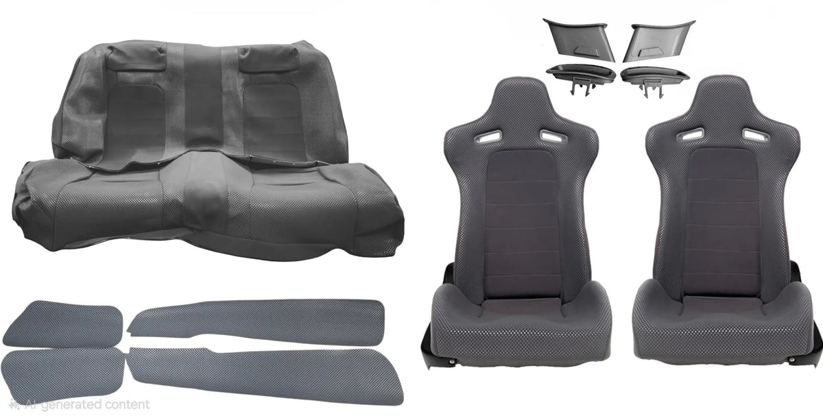 Crank Motorsport Nissan Skyline R34 GTR V-Spec I Grey Interior Package