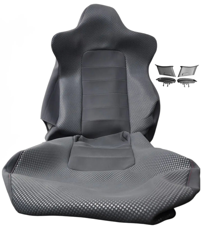 1x Nissan Skyline R34 GTR Vspec I OEM Grey Front Seat Replacement Skin