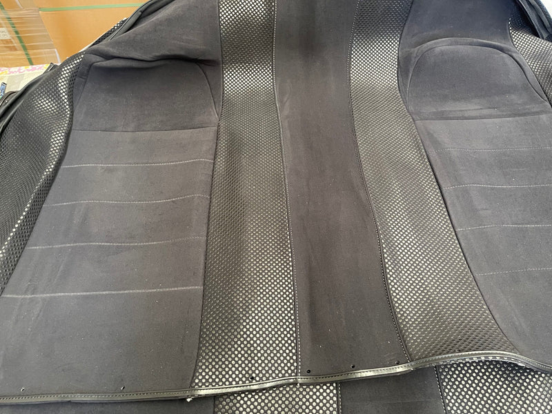 1x Nissan Skyline R34 GTR Vspec II OEM Black Rear Seat Replacement Skin