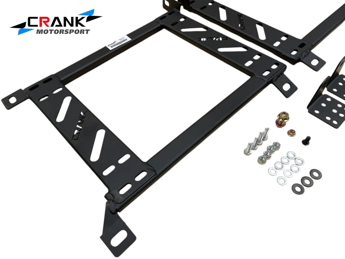 2x Crank Motorsport BMW F22 / F23 / F30 / F32 / F80 / F82 / F83 / F10 / F90 Seat Adapter Rail – BRIDE / RECARO / SPARCO Compatible