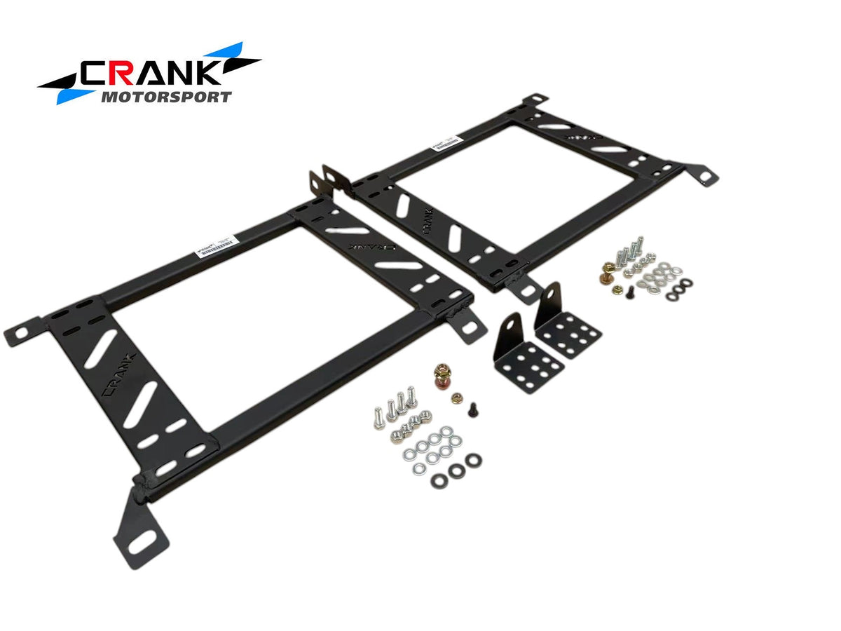 2x Crank Motorsport BMW F22 / F23 / F30 / F32 / F80 / F82 / F83 / F10 / F90 Seat Adapter Rail – BRIDE / RECARO / SPARCO Compatible