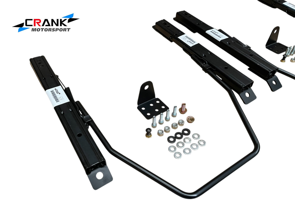 2x Crank Motorsport Porsche 911 (996 / 997) & Audi TT MK1 Seat Rails – BRIDE / RECARO / SPARCO Compatible