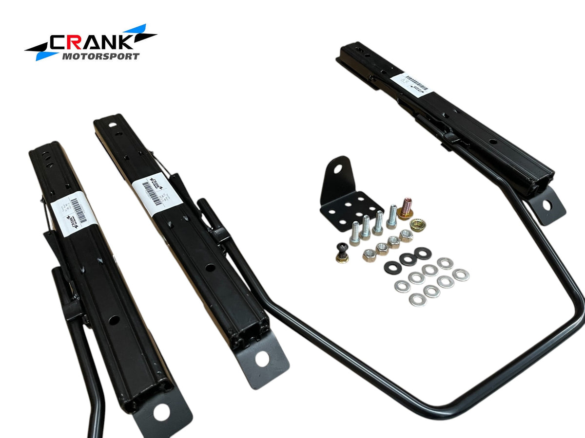 2x Crank Motorsport Porsche 911 (996 / 997) & Audi TT MK1 Seat Rails – BRIDE / RECARO / SPARCO Compatible