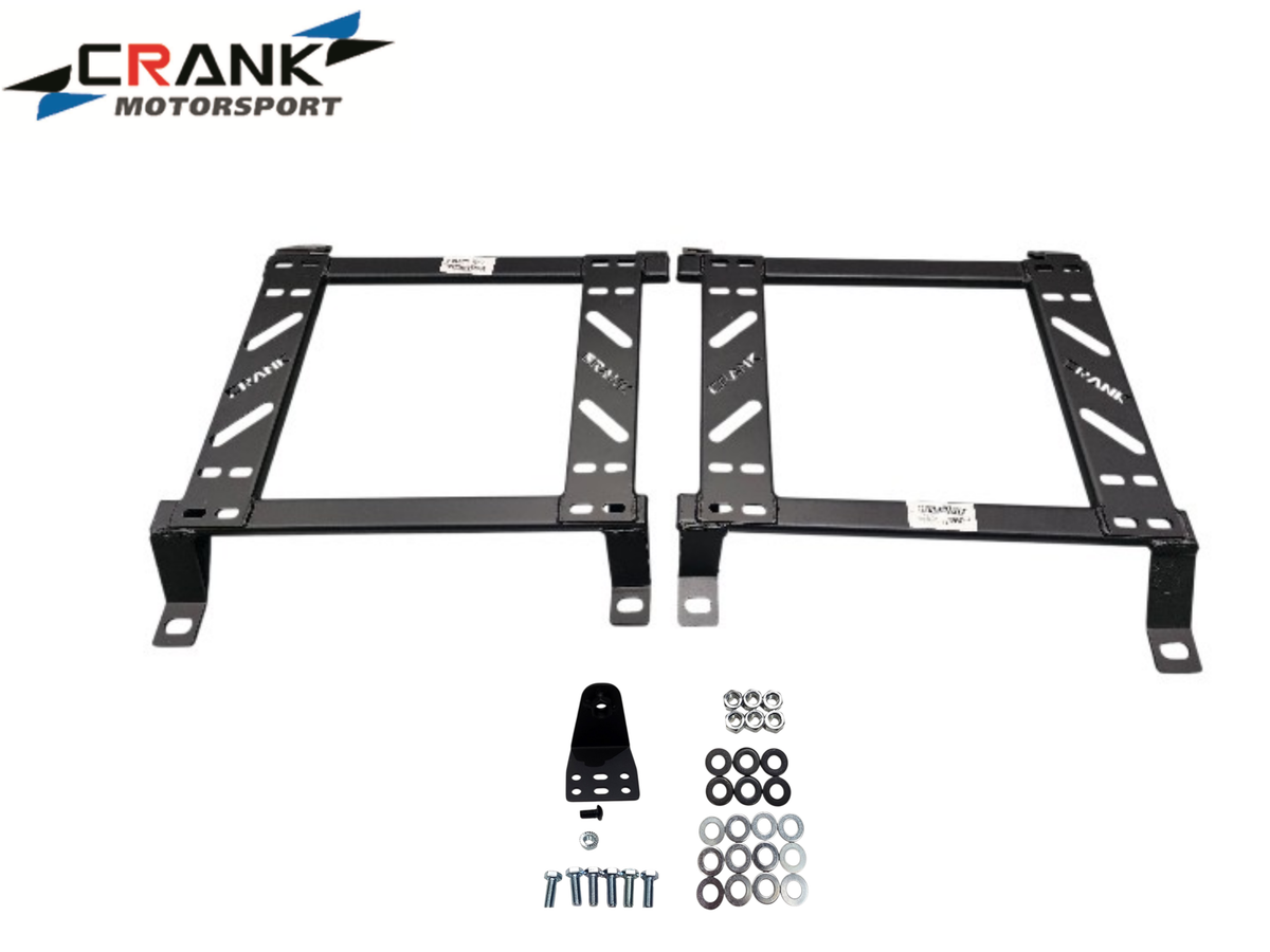 2x Crank Motorsport Toyota Hilux 2005–2015 Seat Adapter Rail – Suit BRIDE RECARO SPARCO – Heavy Duty Seat Mount Brackets