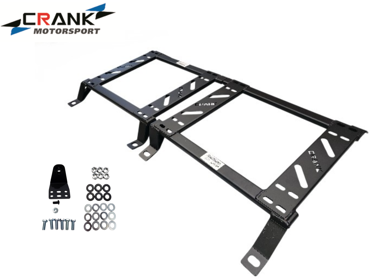 2x Crank Motorsport Toyota Hilux 2015–ON Seat Adapter Rail – Suit BRIDE RECARO SPARCO – Heavy Duty Seat Mount Bracket