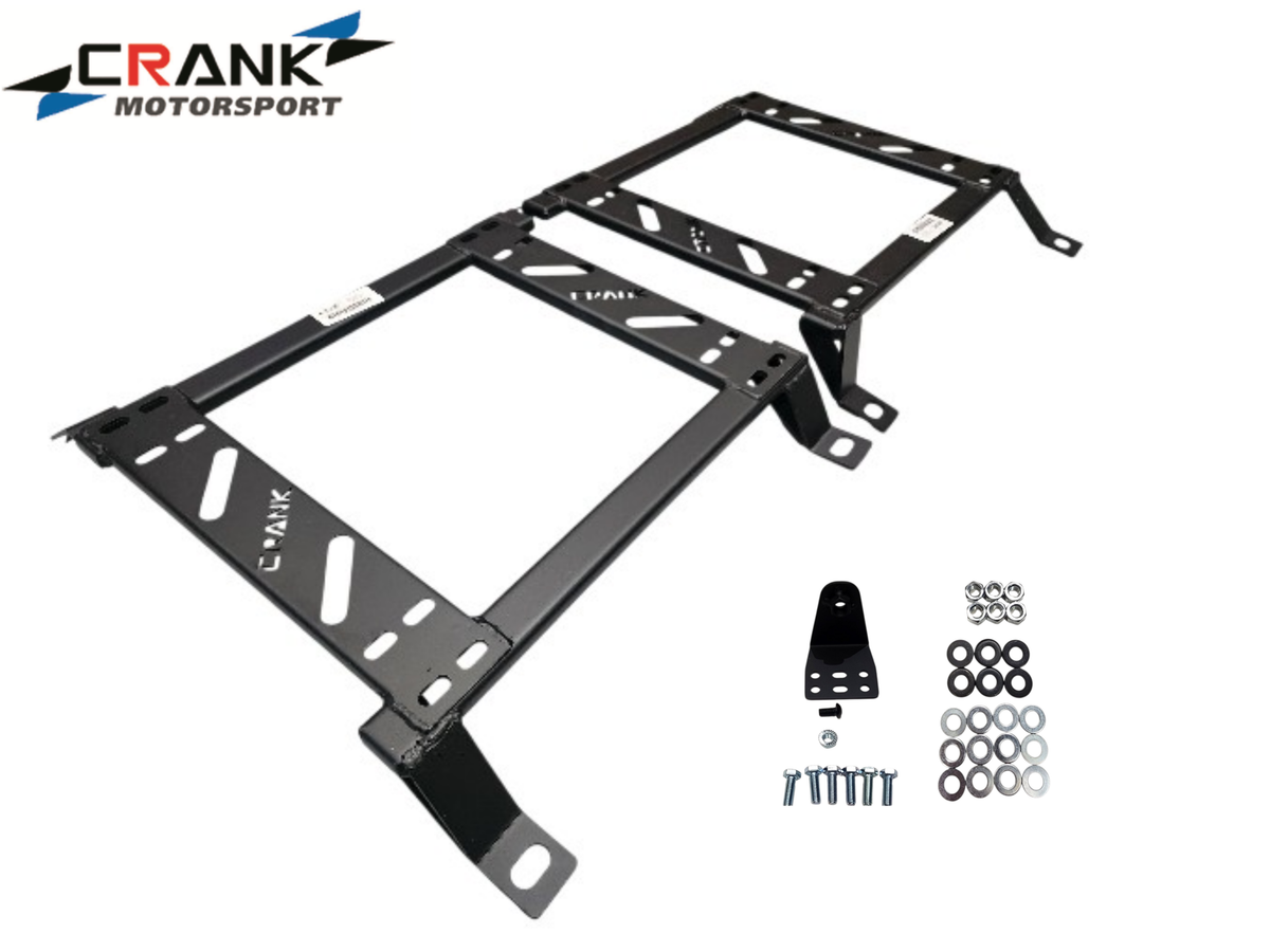 2x Crank Motorsport Toyota Hilux 2005–2015 Seat Adapter Rail – Suit BRIDE RECARO SPARCO – Heavy Duty Seat Mount Brackets