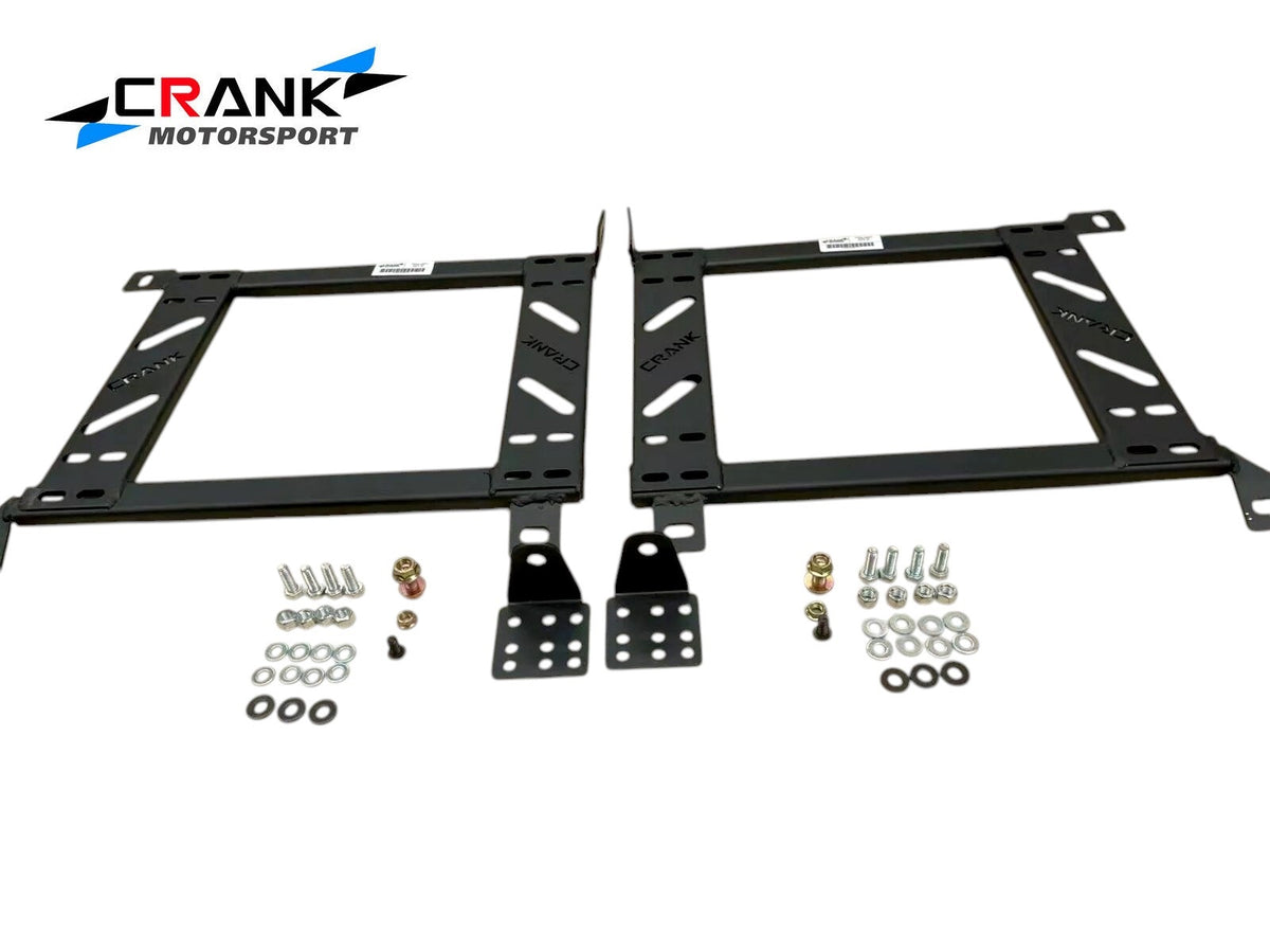 2x Crank Motorsport Toyota Corolla Sportivo ZZE123 Seat Adapter Rail – BRIDE / RECARO / SPARCO Compatible