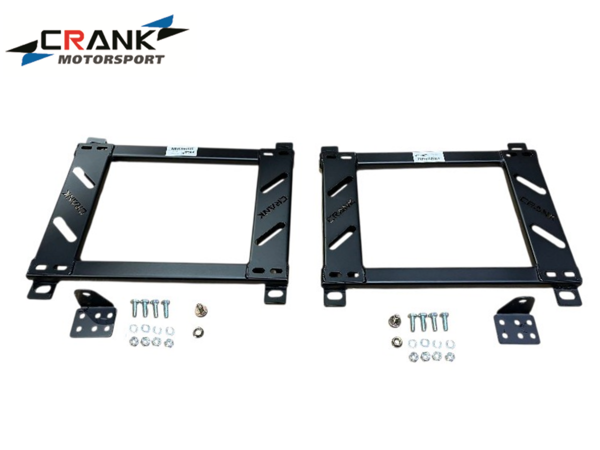 2x Crank Motorsport Mini Cooper R36 / F36 Seat Adapter Rail Pair – BRIDE / RECARO / SPARCO Compatible