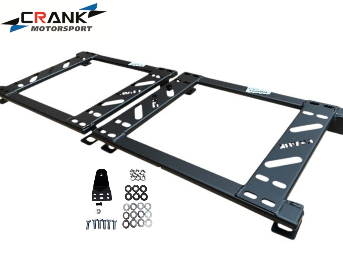 2x Crank Motorsport BMW E30 Seat Adapter Rail – Suit BRIDE RECARO SPARCO
