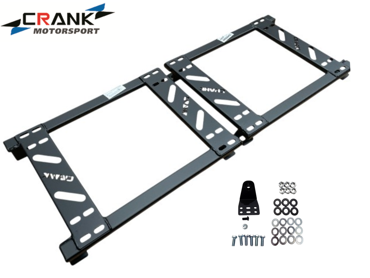 2x Crank Motorsport BMW E30 Seat Adapter Rail – Suit BRIDE RECARO SPARCO