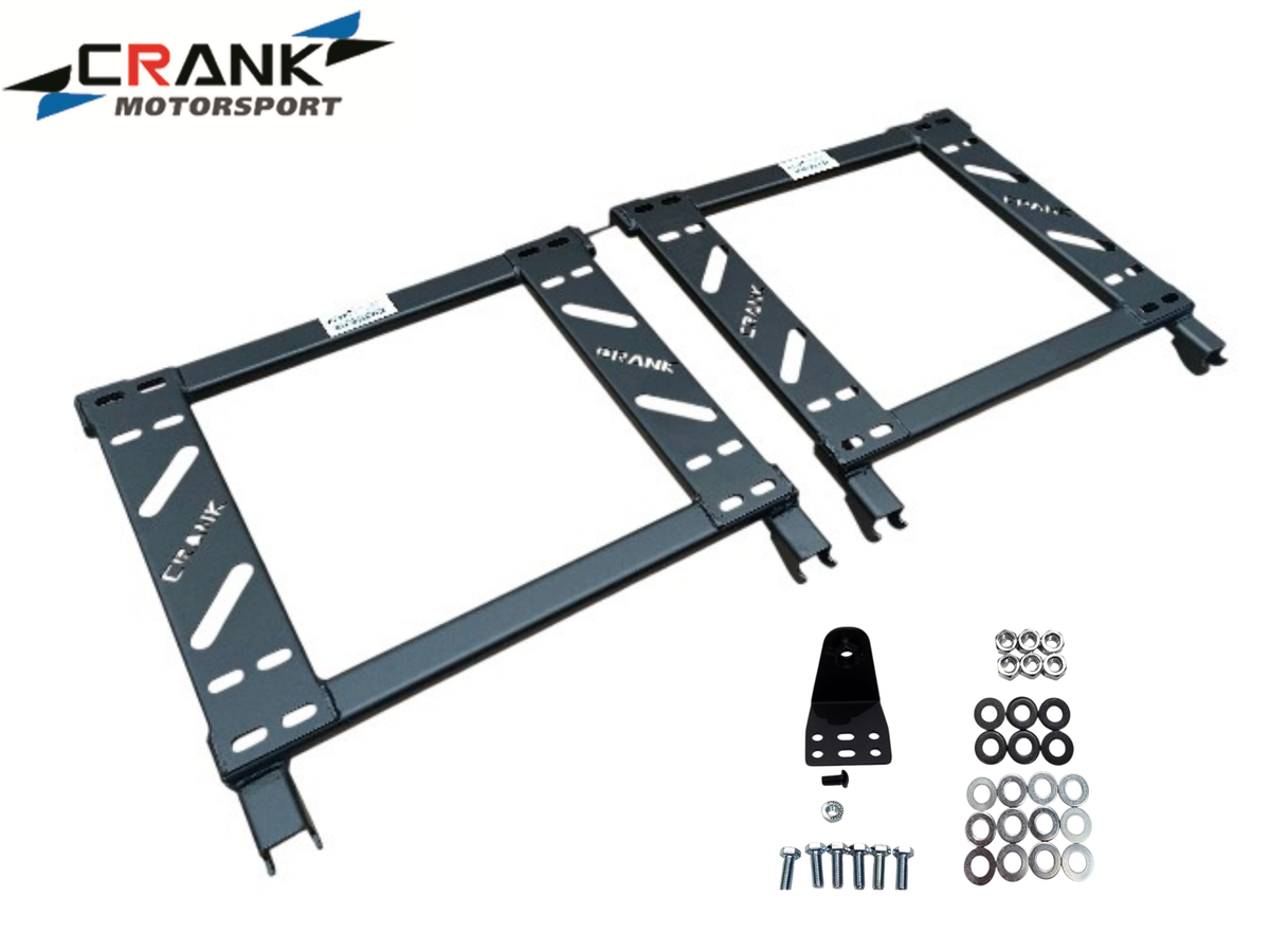 2x Crank Motorsport Holden Commodore VE/VF Seat Adapter Rail – Suit BRIDE RECARO SPARCO – Heavy Duty Seat Mount Brackets