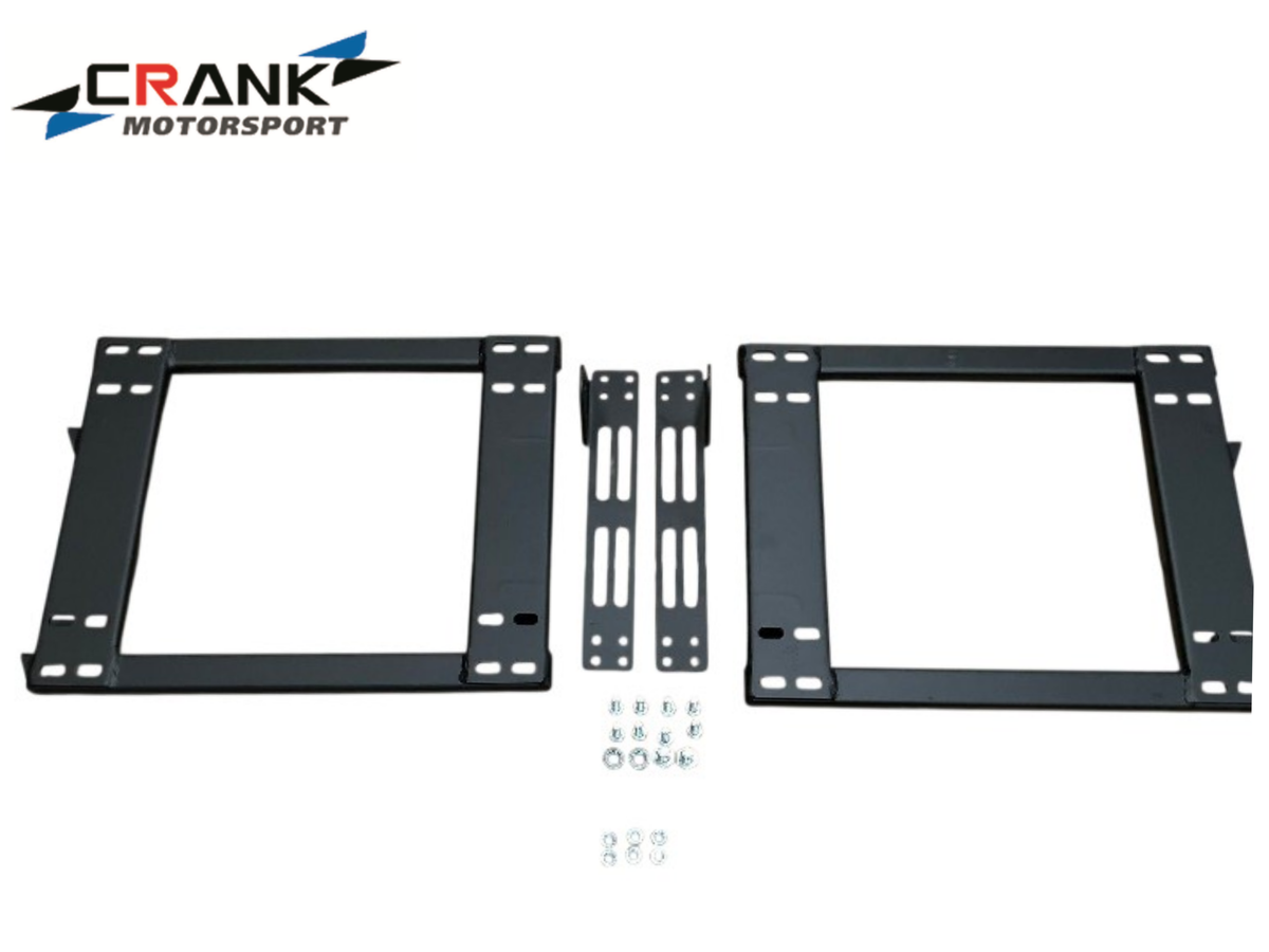 2x Crank Motorsport Holden Commodore VB/VC/VH/VK/VL Seat Adapter Rail – Suit BRIDE RECARO SPARCO – Heavy Duty Seat Mount Brackets