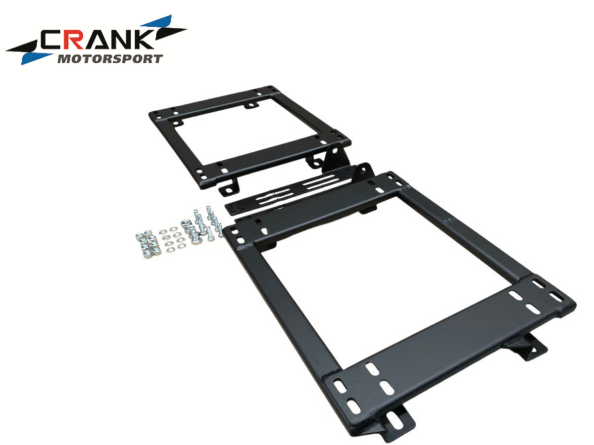 2x Crank Motorsport Holden Commodore VB/VC/VH/VK/VL Seat Adapter Rail – Suit BRIDE RECARO SPARCO – Heavy Duty Seat Mount Brackets