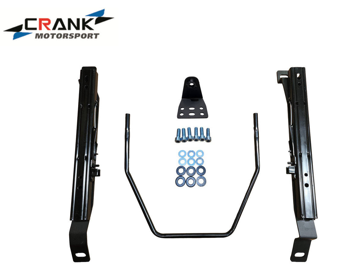 1x Crank Motorsport Nissan 370Z Superlow Seat Rail Adapters – BRIDE / RECARO / SPARCO Compatible
