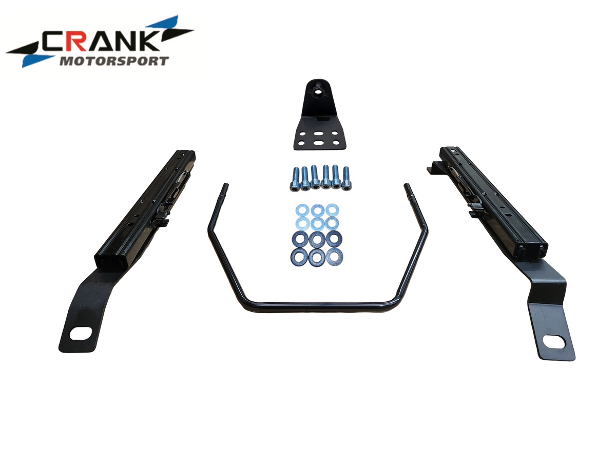 1x Crank Motorsport Nissan 370Z Superlow Seat Rail Adapters – BRIDE / RECARO / SPARCO Compatible