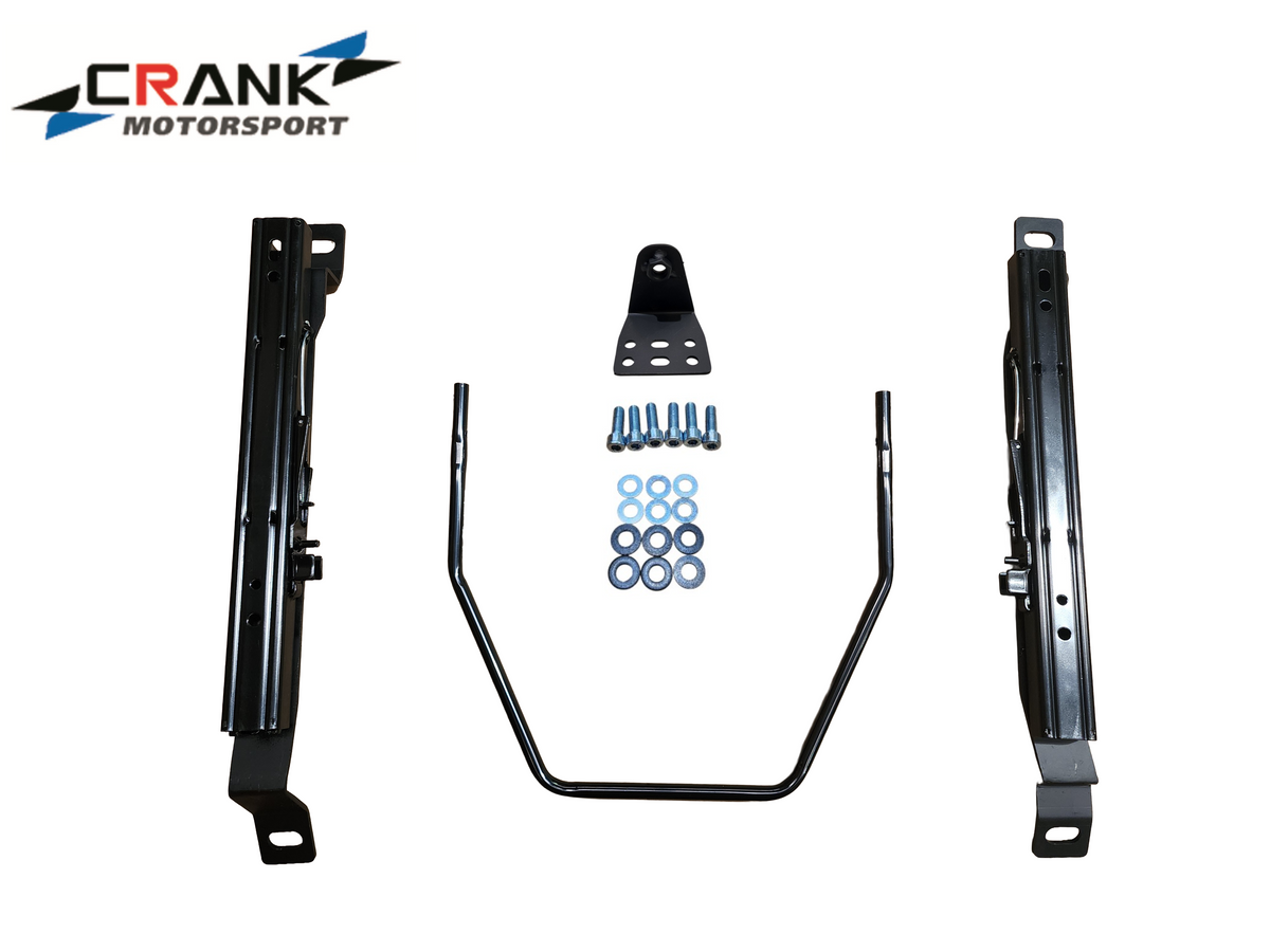 1x Crank Motorsport Nissan 370Z Superlow Seat Rail Adapters – BRIDE / RECARO / SPARCO Compatible