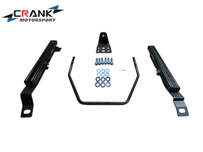 Crank Motorsport Nissan 370Z Z34 Superlow Seat Rail Adapters – BRIDE / RECARO / SPARCO Compatible