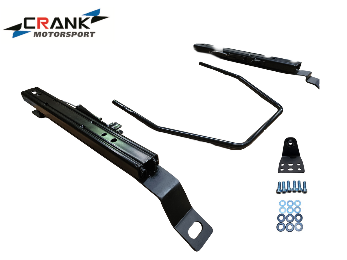 1x Crank Motorsport Nissan 370Z Superlow Seat Rail Adapters – BRIDE / RECARO / SPARCO Compatible