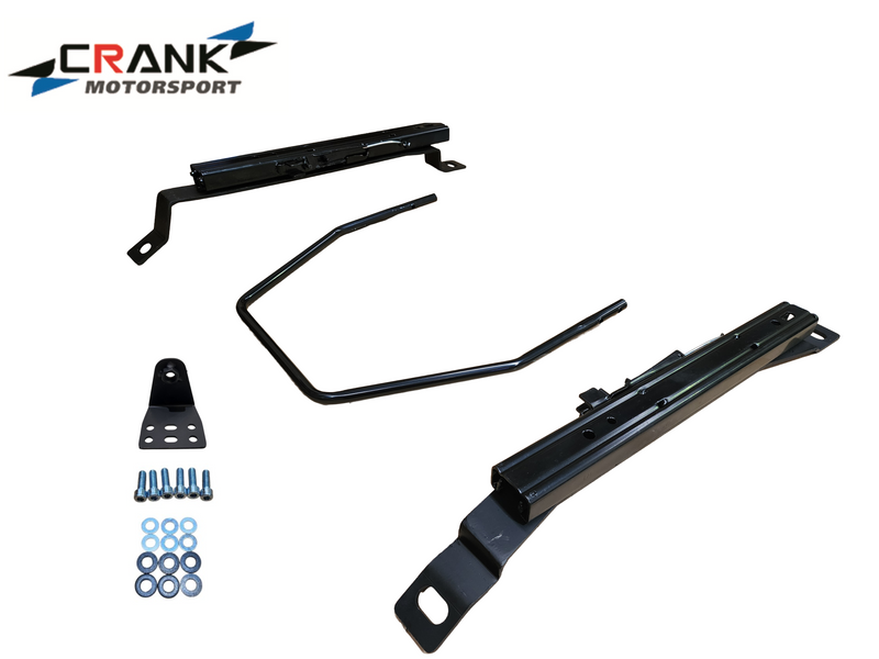 1x Crank Motorsport Nissan 370Z Superlow Seat Rail Adapters – BRIDE / RECARO / SPARCO Compatible