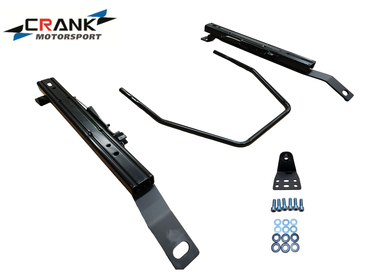 1x Crank Motorsport Nissan 350Z Superlow Seat Rail Adapters – BRIDE / RECARO / SPARCO Compatible
