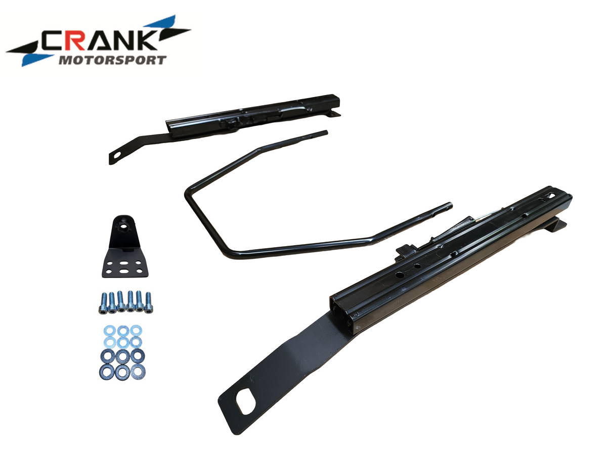 1x Crank Motorsport Nissan 350Z Superlow Seat Rail Adapters – BRIDE / RECARO / SPARCO Compatible