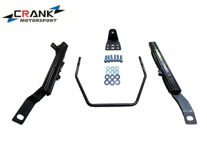 Crank Motorsport Nissan 350Z Z33 Superlow Seat Rail Adapters – BRIDE / RECARO / SPARCO Compatible