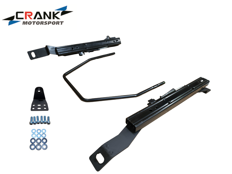Crank Motorsport Nissan 350Z Z33 Superlow Seat Rail Adapters – BRIDE / RECARO / SPARCO Compatible