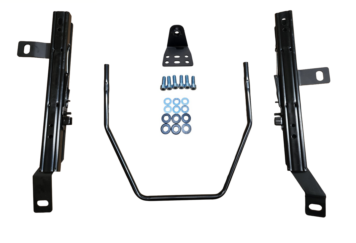 1x Crank Motorsport Mitsubishi Lancer CP9A Superlow Seat Rail Adapters -  BRIDE / RECARO / SPARCO Compatible