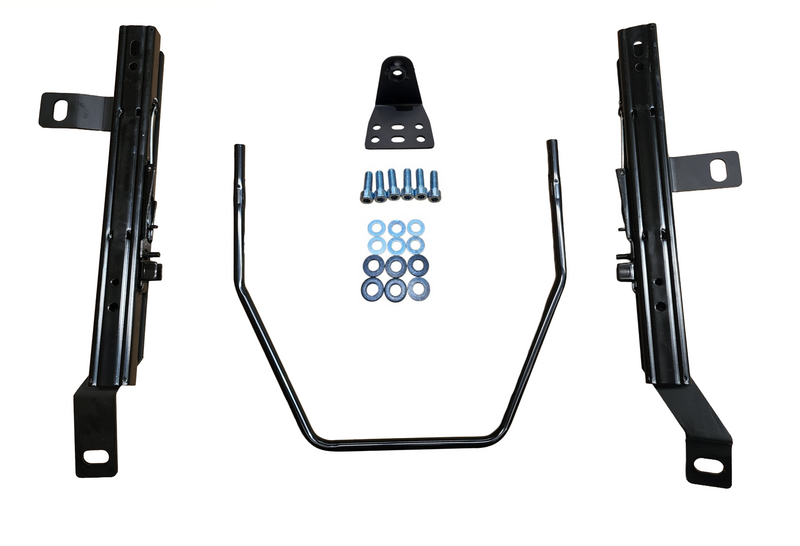 1x Crank Motorsport Mitsubishi Lancer CP9A Superlow Seat Rail Adapters -  BRIDE / RECARO / SPARCO Compatible
