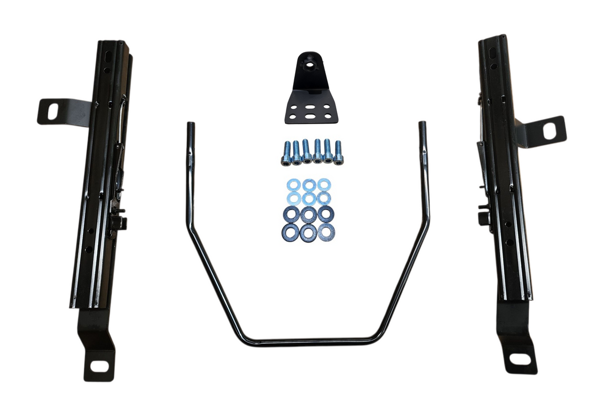 2x Crank Motorsport Mitsubishi Lancer CT9A Superlow Seat Rail Adapters -  BRIDE / RECARO / SPARCO Compatible