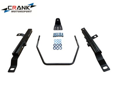 Crank Motorsport Mitsubishi Lancer CT9A, EVO 7 8 9 Superlow Seat Rail Adapters -  BRIDE / RECARO / SPARCO Compatible