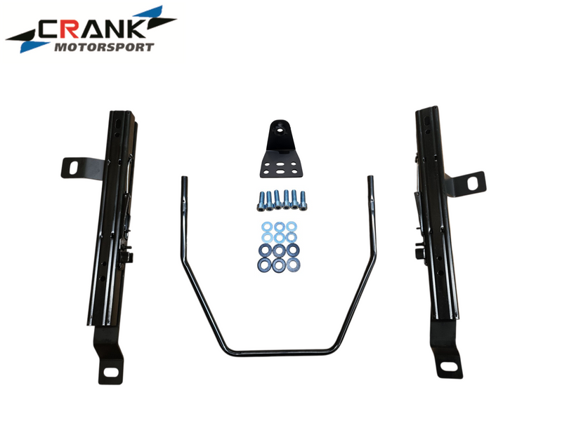2x Crank Motorsport Mitsubishi Lancer CT9A Superlow Seat Rail Adapters -  BRIDE / RECARO / SPARCO Compatible