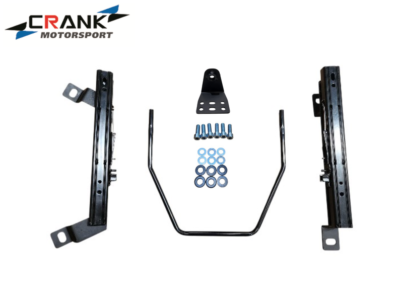 2x Crank Motorsport Audi S3 / RS3 & VW Golf 6 & 7 Superlow Seat Rail Adapters – BRIDE / RECARO / SPARCO Compatible