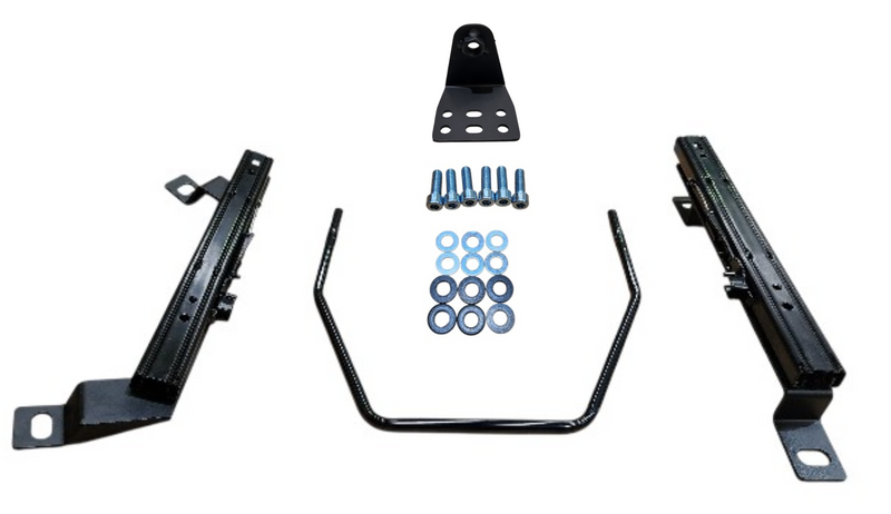 2x Crank Motorsport Audi S3 / RS3 & VW Golf 6 & 7 Superlow Seat Rail Adapters – BRIDE / RECARO / SPARCO Compatible