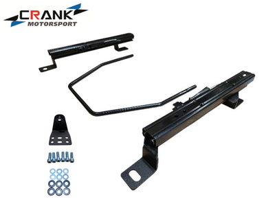 2x Crank Motorsport BMW E82 / E90 / E60 Superlow Seat Rail Adapters – BRIDE / RECARO / SPARCO Compatible