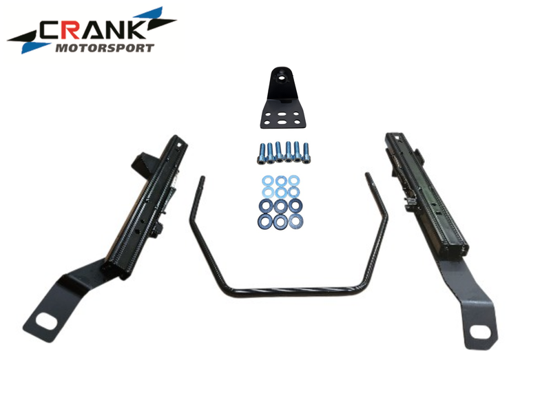 2x Crank Motorsport Nissan Skyline ER34 / GT / GTT Coupe Superlow Seat Rail Adapters – BRIDE / RECARO / SPARCO Compatible