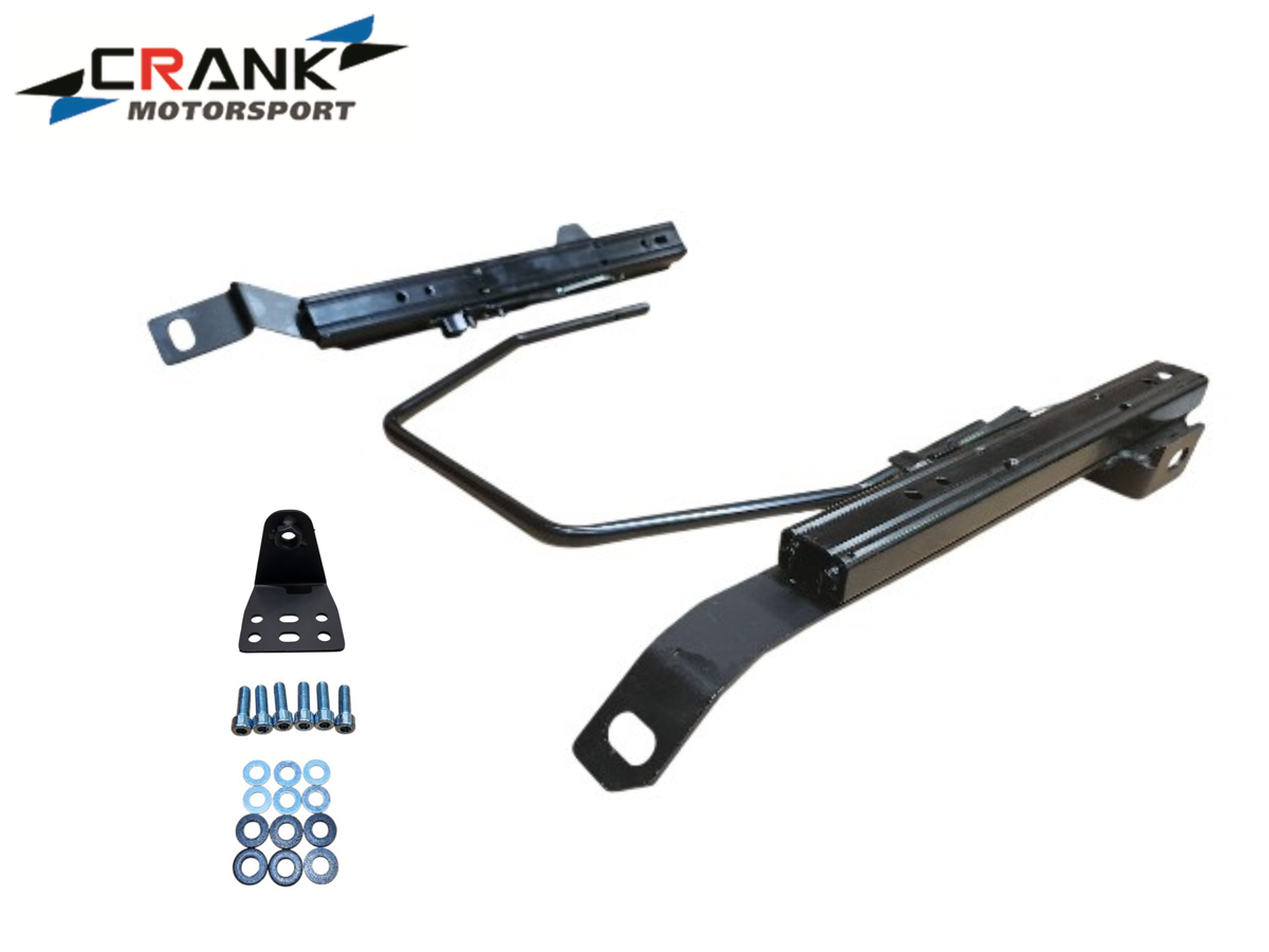 1x Crank Motorsport Nissan Skyline ER34 / GT / GTT Coupe Superlow Seat Rail Adapters – BRIDE / RECARO / SPARCO Compatible