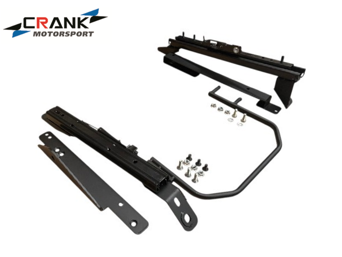 1x Crank Motorsport R35 GTR Left Side Superlow Seat Rail – Recaro CS / Nismo Compatible
