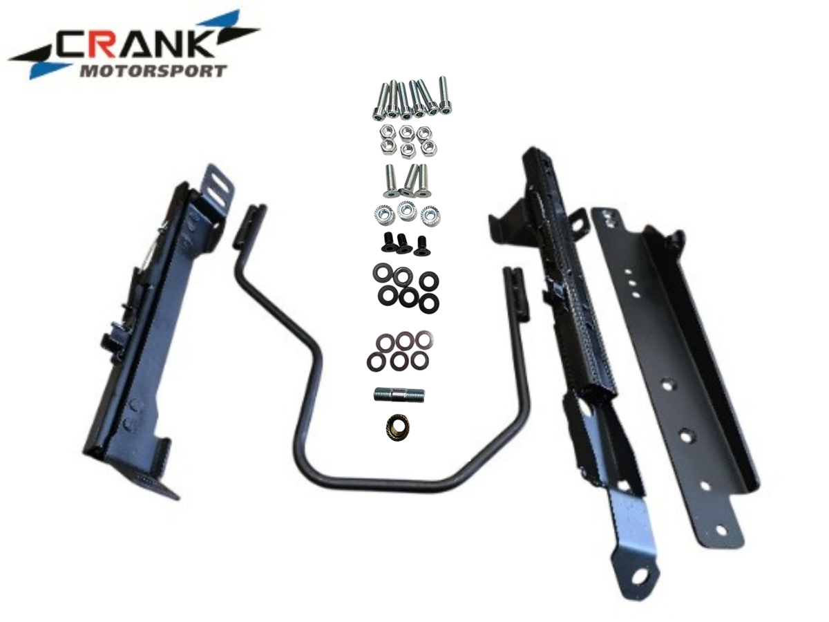 1x Crank Motorsport Superlow Seat Rail Driver side RHD – Skyline R32/R33/R34 & Silvia S13/S14/S15 – Suit BRIDE RECARO SPARCO
