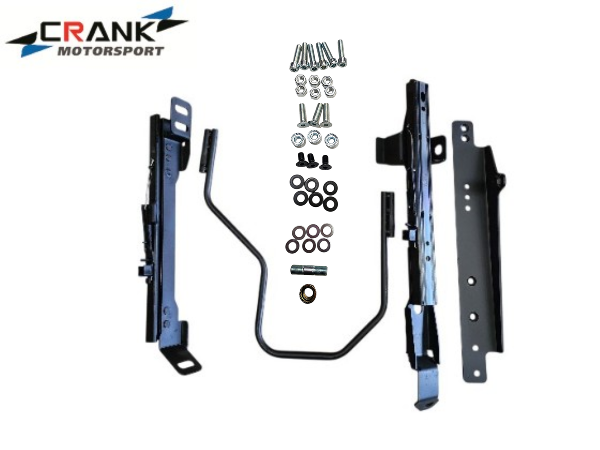1x Crank Motorsport Superlow Seat Rail Driver side RHD – Skyline R32/R33/R34 & Silvia S13/S14/S15 – Suit BRIDE RECARO SPARCO