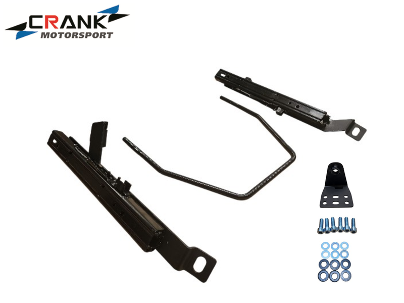 Crank Motorsport Toyota Supra JZA80 Superlow Seat Rail Adapters – BRIDE / RECARO / SPARCO Compatible