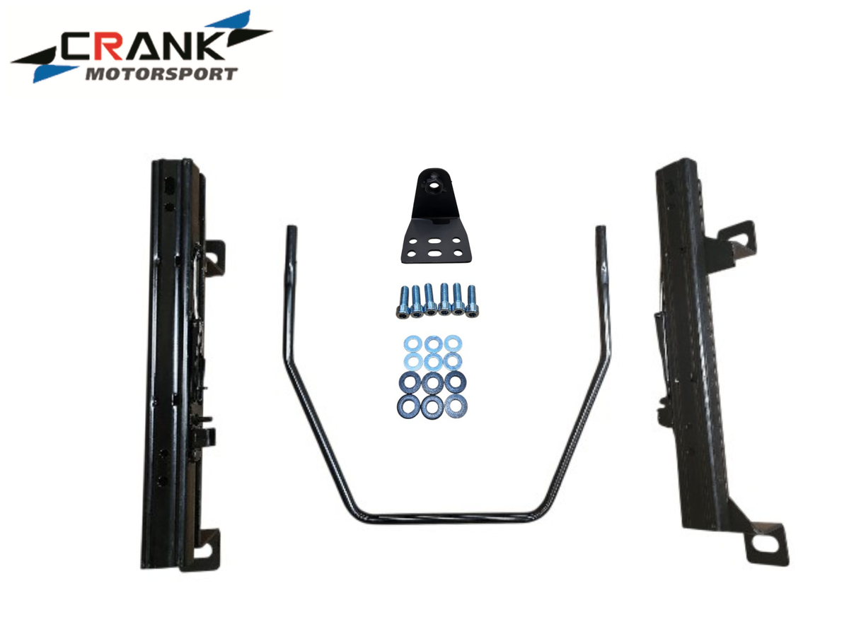 1x Crank Motorsport BMW E30 Superlow Seat Rail Adapters – BRIDE / RECARO / SPARCO Compatible