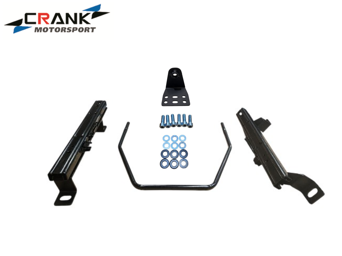 1x Crank Motorsport BMW E30 Superlow Seat Rail Adapters – BRIDE / RECARO / SPARCO Compatible