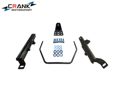 2x Crank Motorsport BMW E30 Superlow Seat Rail Adapters – BRIDE / RECARO / SPARCO Compatible