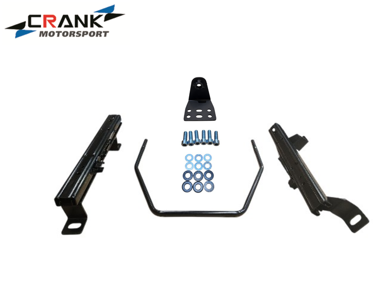 2x Crank Motorsport BMW E30 Superlow Seat Rail Adapters – BRIDE / RECARO / SPARCO Compatible