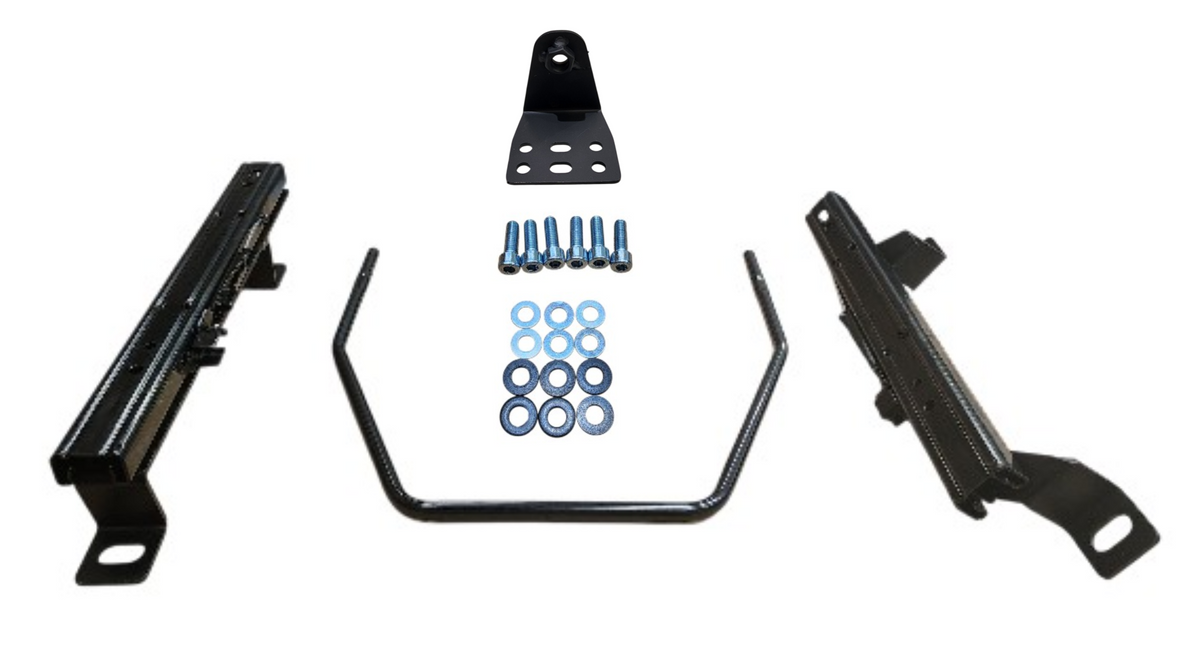 2x Crank Motorsport BMW E30 Superlow Seat Rail Adapters – BRIDE / RECARO / SPARCO Compatible