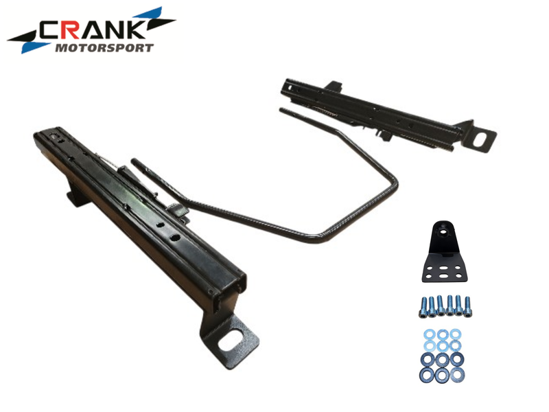 2x Crank Motorsport BMW E30 Superlow Seat Rail Adapters – BRIDE / RECARO / SPARCO Compatible